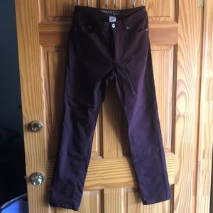 Jeans burgundy